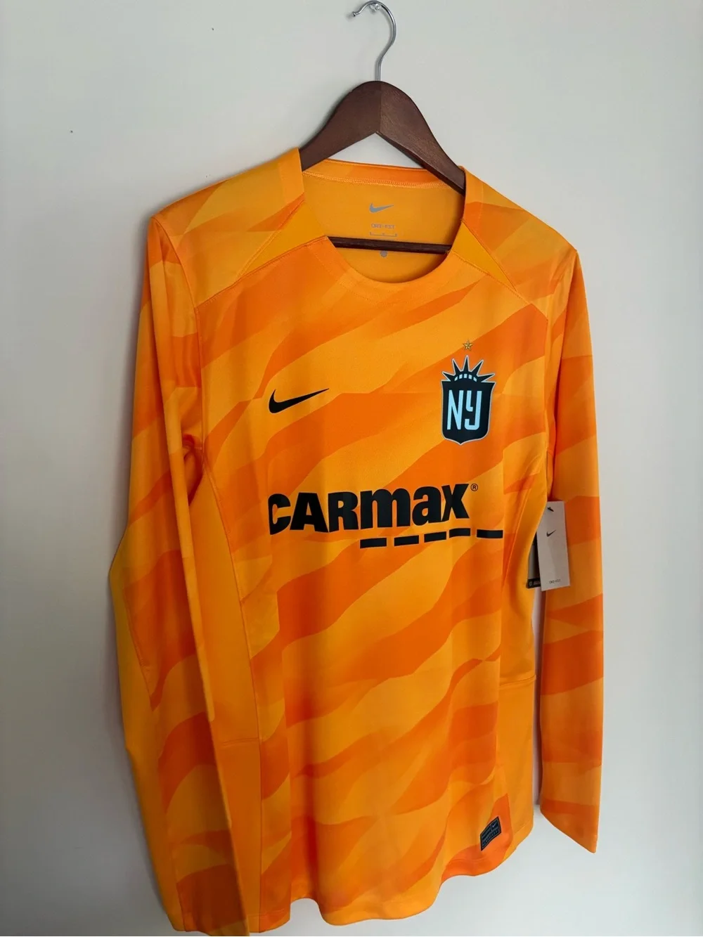 Gotham FC Long-Sleeve Football Jersey goalkeeper jersey by Nike